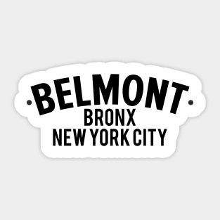 New York Bronx - New York Bronx Schriftzug - Bronx Logo - Bronx Belmont Sticker